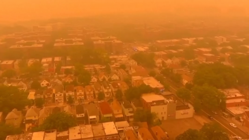 加拿大野火蔓延 美國多地空氣嚴重污染
