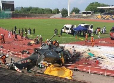 馬來西亞發生直升機相撞事故 致多人傷亡